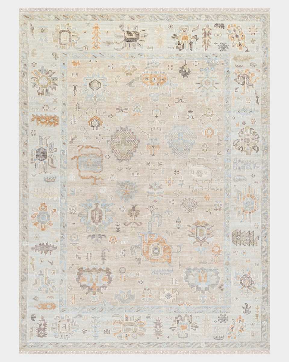 Antalya Hand-Knotted Rug, 6' x 9'